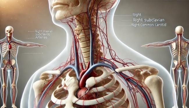 Патологическая деформация (извитость) брахиоцефальных артерий
