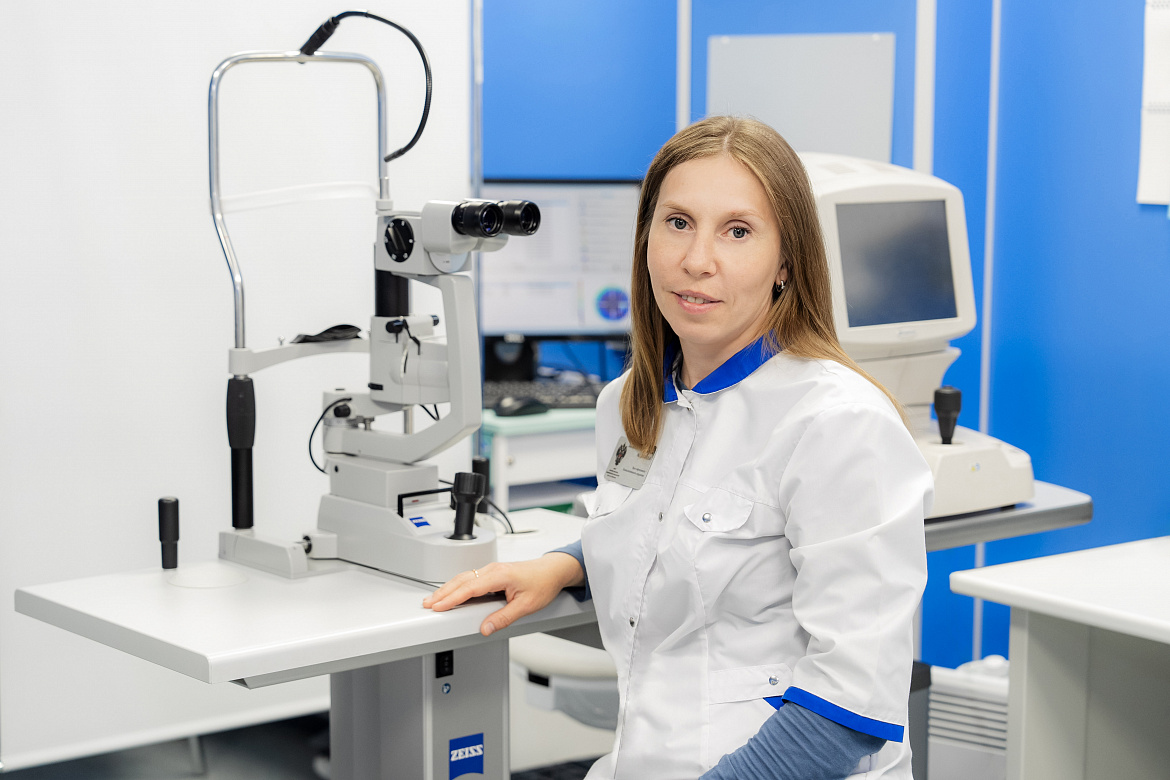 Биомикрофотография сетчатки глаза